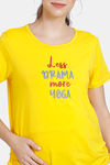 Coucou Bamboo Cotton Maternity & Nursing Top - Vibrant Yellow — thumbnail 5